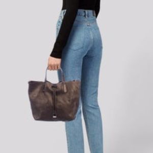 Tiffany & Co. Bronze Chocolate Suede Reversible